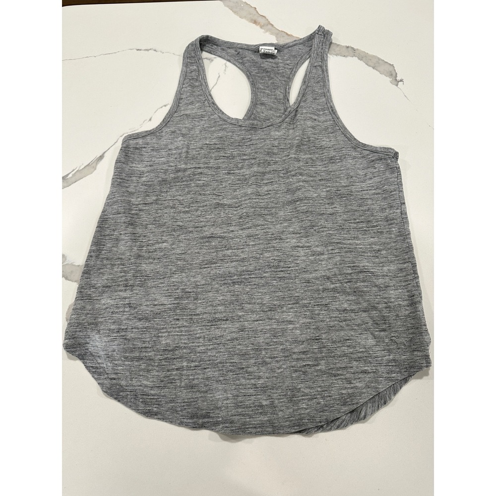 PINK by Victoria's Secret Racerback Tank Top Heather Gray Sleepwear Size L